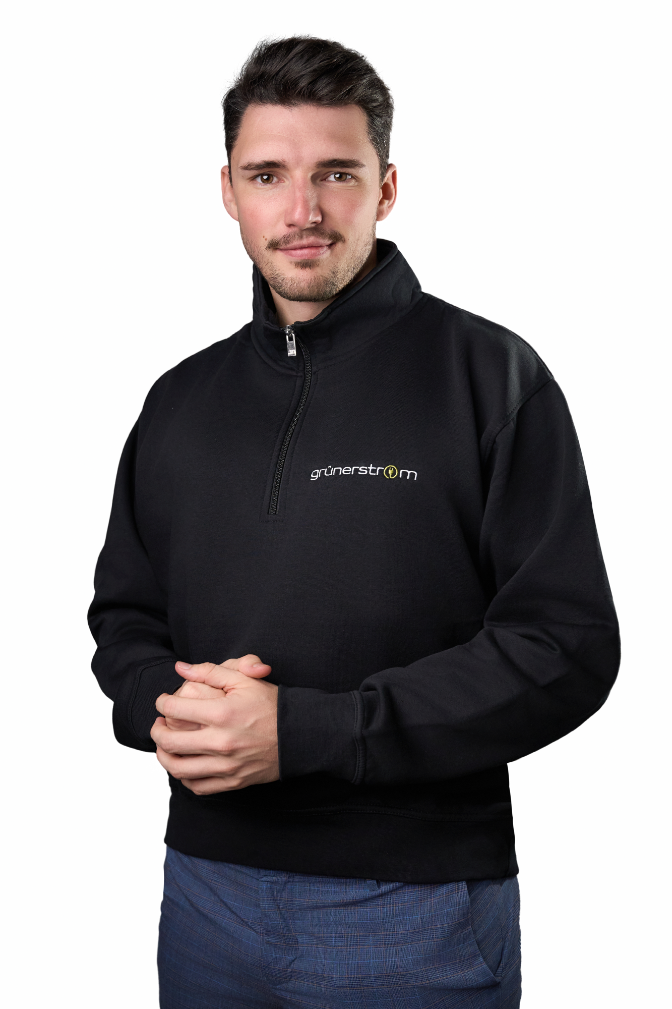 Pulli mit Reißverschluss mit Logo auf Anfrage wird es bestellt